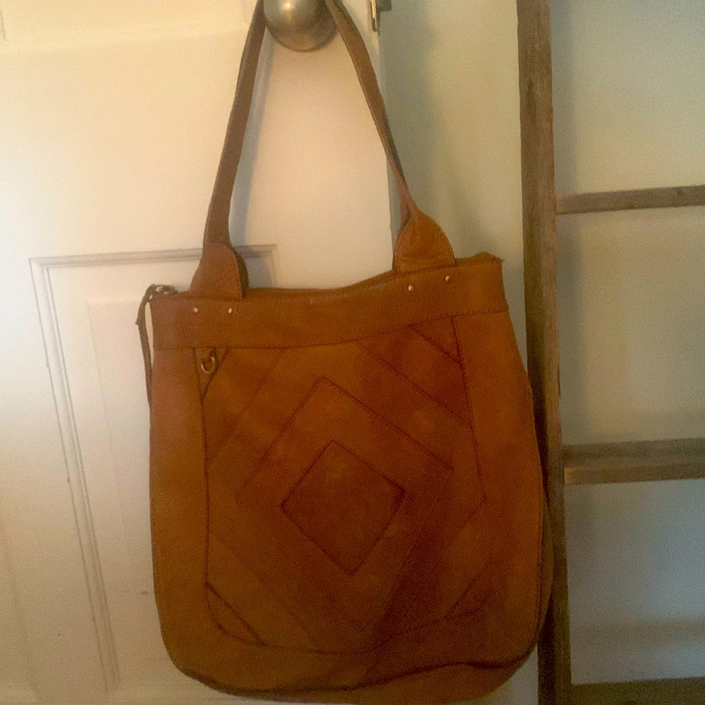 Lucky Brand all leather tote bag